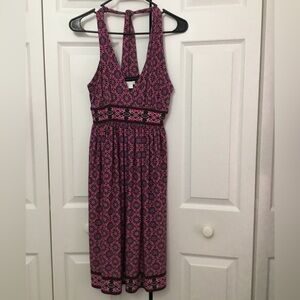 London Times Beautiful Halter Back Dress 8